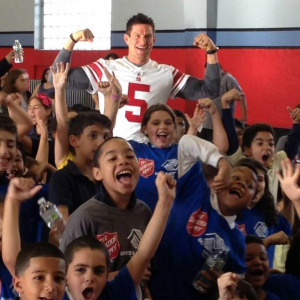 Steve Weatherford with Kids Charity